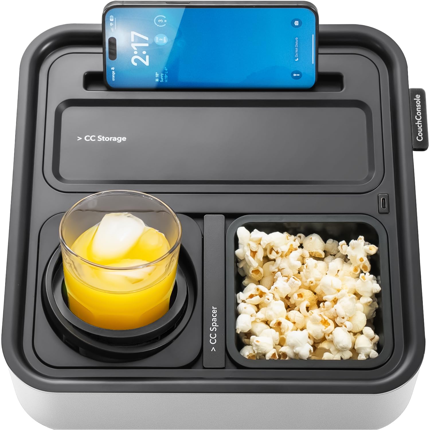 Amazon.co.jp: Couch Console Original Tray - Drink & Snack Sofa